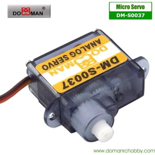 10pcs/lot DM-S0037 DOMAN RC 3.7g/0.10s/0.65kg.cm micro rc servo