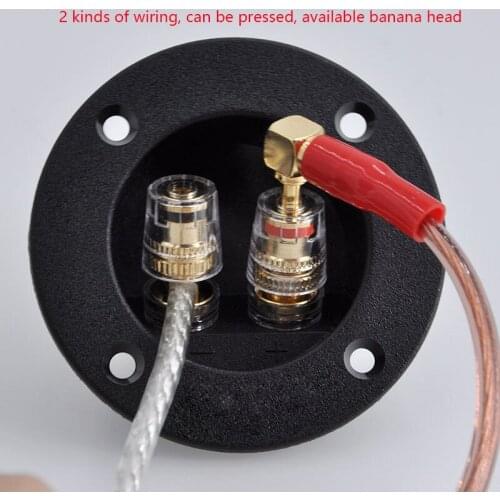10pcs/lot Two copper terminal block speaker junction box connector DIY speaker accessories HIFI audio accessories 300 column