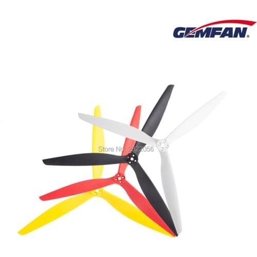 3 Blade Gemfan 1310 X-class 1310 CCW/CW 13-inch propeller crossing machine is lightweight efficient and resistant to explosion