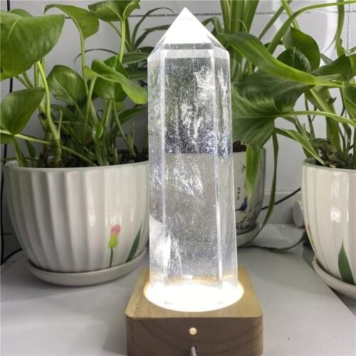 800-900g High-temperature White Smelting Crystal Obelisk Quartz Point Specimen Crystal Light Household decoration