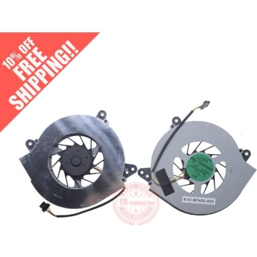 AB07405HX080B00 FOR Clevo W740SU X411 6-31-W740S-R00 laptop fan cooler