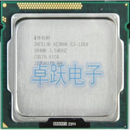Free shipping Intel Xeon E3-1280 3.5GHz SR00R Quad Core LGA 1155 CPU E3 1280 Processor