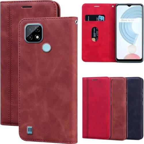 For Realme C21 Case Flip Stand Capa PU Leather Back Cover Fundas Phone Wallet Shell For Realme C21 чехол Protector Book Etui Bag