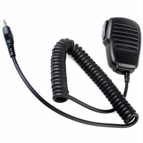For Midland External Speaker Microphone Shoulder Microphone 2-Pin with Straight Angle Plug LXT216,LXT303,LXT410,GXT450,GXT650