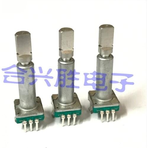EC11 encoder handle length 33MM 30 positioning 15 pulse point car navigation radio CD audio volume button adjustment switch