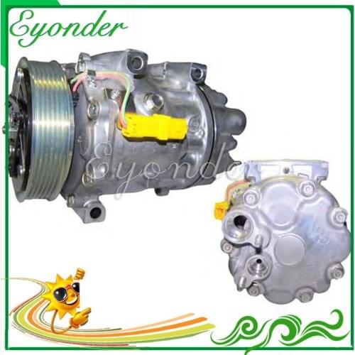 AC A/C Air Conditioning Compressor Cooling Pump for Citroen Jumpy Box C8 2.0 2.2 648746 9672867780 6453VC 6453YW 9655229080