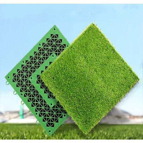10PCS/CTN Artificial Turf Balcony Lawn Mat with the Bottom Plate Can Be Spliced Lawn Indoor and Outdoor Ground Decoration