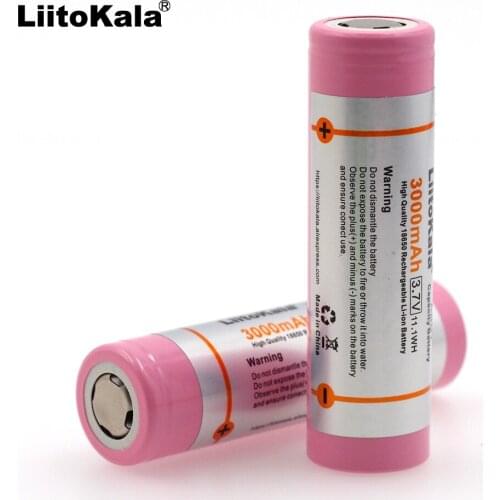 New liitokala new original D1 18650 3000 mAh Li-ion 3.7V rechargeable battery for flashlight / rechargeable batteries