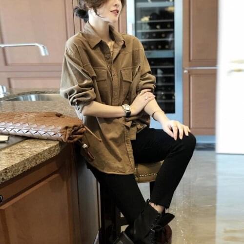 OloMM Women's Corduroy Shirts