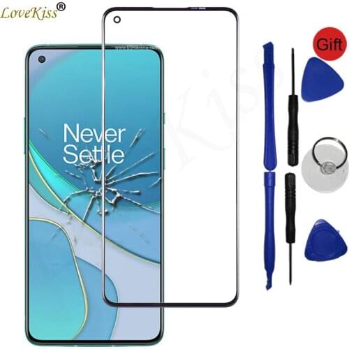 Front Panel For Oneplus 5 5T 6 6T 7 7T 8T 1+ 7T Oneplus7 Oneplus8T Touch Screen TP Glass Cover Not LCD Display Digitizer Sensor
