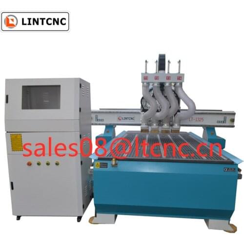 Pnematic woodworking machine multi-heads 2030 with T-slot vacuum working table cheap