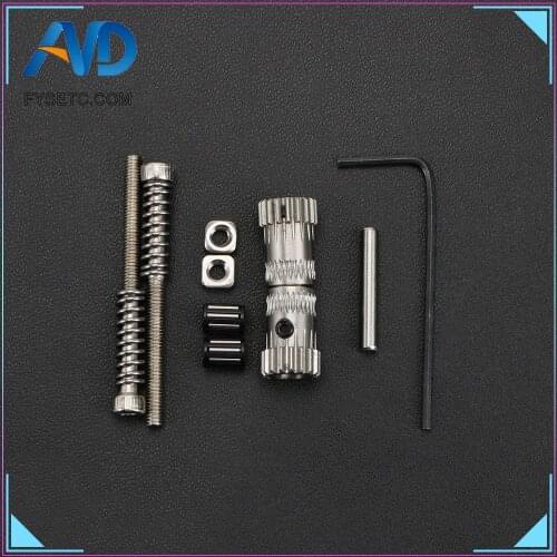Prusa i3 mk2/mk2.5/mk3 3D Printer Extruder Driving Gears Btech Dual Gears With 2pcs Extruder Spring MK3 Extrusion Wheel