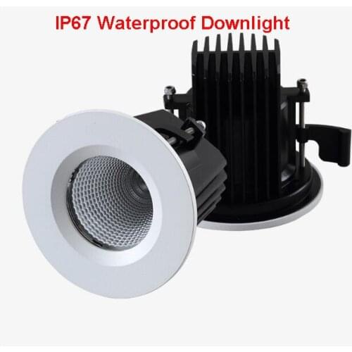 AC110V 220V led waterproof downlight 10w 20w 30w led ceiling recessed for shower room bathroom washroom outdoor downlight
