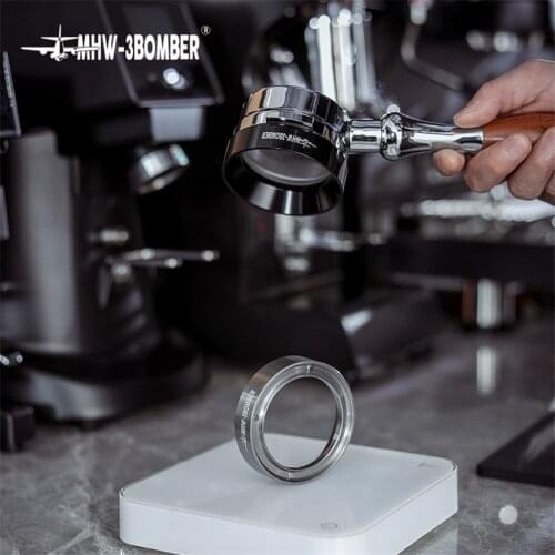 58MM Magnet Intelligent Dosing Ring Brewing Bowl Aluminium Alloy Coffee Tamper Powder Espresso Barista Tool Funnel Portafilter