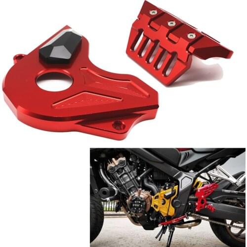 OLPAY Motorcycle Front Sprocket Chain Guard Cover Gear Protection Cover For Honda CBR650F CB650F 2014-2020 CB650R 2019-2020
