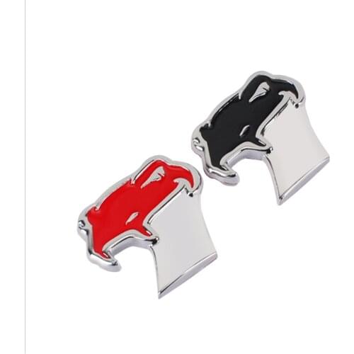 1PC Red Black Chrome Viper Snake Logo Sticker For Car Trunk Body Badge Emblem Decal Auto Parts Exterior Decoration
