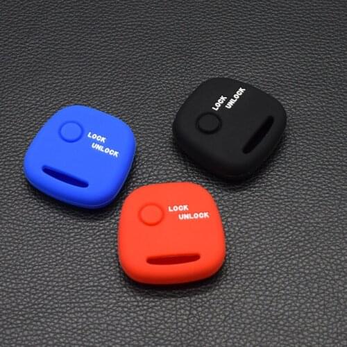 10 units silicone rubber car key cover case set holder shell For TOYOTA Carina Estima Harrier Previa Corolla Celica 1 button key