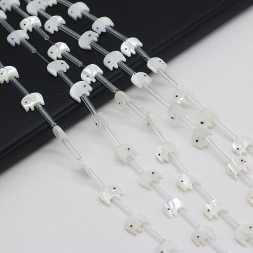 Selected Natural Seashells and Seawater Pig-shaped Beads for Make Exquisite Womens Jewelry Bracelets 20 Pcs/piece