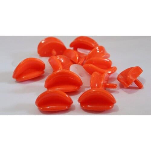 50pcs/lot 42x22mm/47x25mm plastic toy mouth animal duck mouth & hard washer for diy plush doll findings--zise option