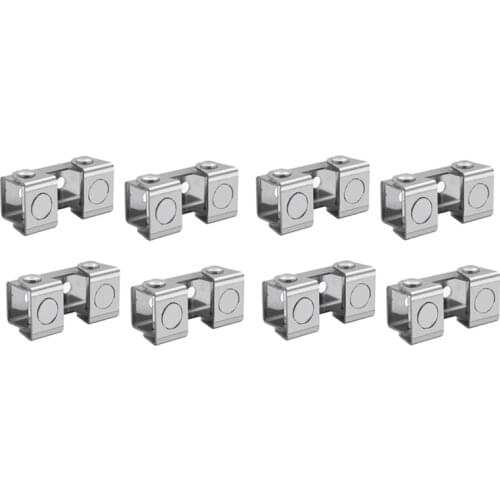 8Pcs V Type Welding Jig Magnetic Welding Clamps Fixture Adjustable for Door Window Tool V Pads Weld Holders Hand Tool