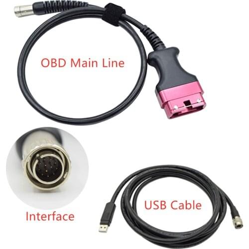 Auto Scanner Diagnostic Tester Main Line USB Cable For Porsche II OBD Scan Tester Main Line USB Cable For PIWIS II