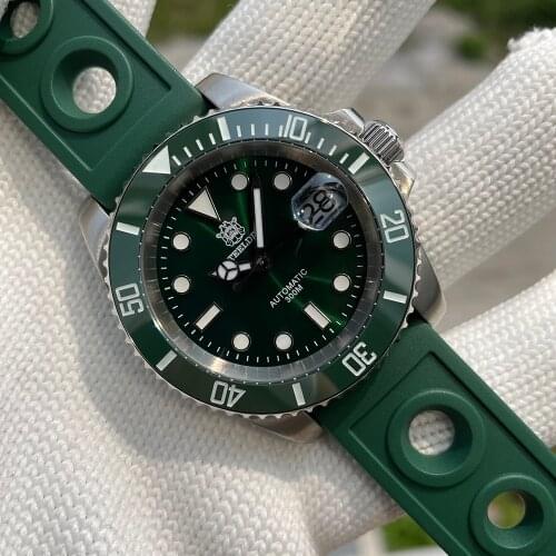 STEELDIVE SD1953 Stainless Steel Two-Tone Dial NH35 Watch Steeldive Top Brand Sapphire Glass Men Dive Watches reloj hombre