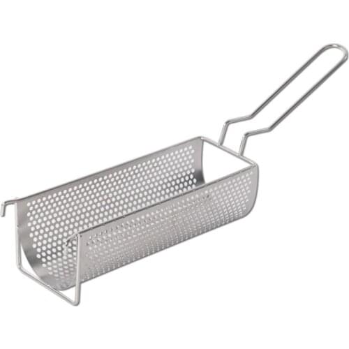 FQYL French Fries Lengthened French Fries Basket Taiwanese French Fries Frying Strainer French Fries Frying Net