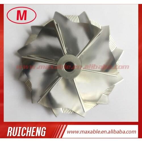 GT15-25 702549-0008HF V1 50.20/65.00mm 6+6 blades high performance turbo billet/milling/aluminum 2618 compressor wheel