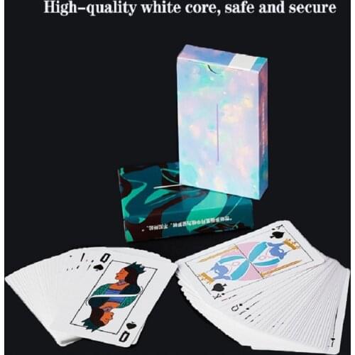 Playing cards Poker Min Luo Liuying Creative Design Deck Of Cards Poker White Core Thickening Board Game Travel Games