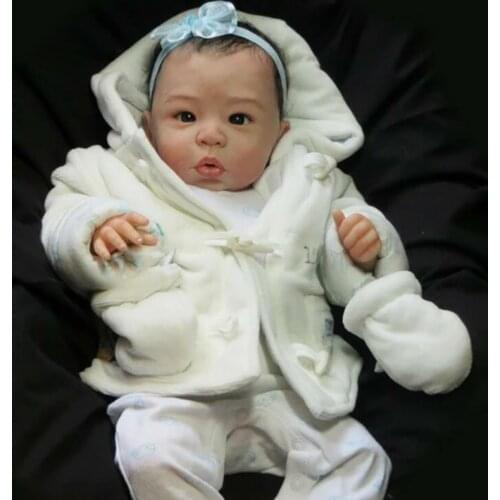 20inch Reborn Doll Kit Eleanor Anne WaiLing Newborn Baby Blank Doll Parts Unfinished Unfinished Doll Kit Reborn