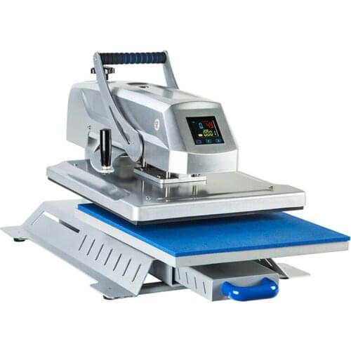 Small Labeling Machine Small Heat Transfer Machine Slide Up Pneumatic Double Station Hot Stamping Clothing Ironing Machine Tools