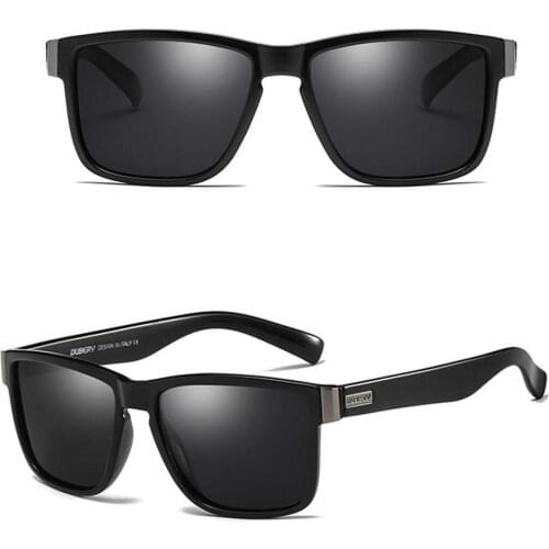 Polarized Sunglasses Men Spuare Mirror Summer Brand Design Driver Shades Coating Fashion Square Male Summer UV400