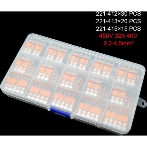 Origin 221 Series Sets 221-412 413 415 612 613 615 Wire Terminal Installation Terminal Bolcks And Compact Splicing Connector
