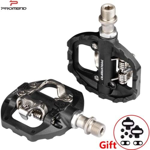 Promend MTB Dual-Use Self-locking pedal SPD system aluminium alloy bearing Pedals Professional MTB pedal For SHIMAN LOOKING KEOR