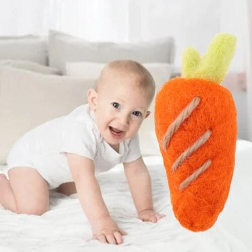 Photography Props Felt Carrot Vegetable DIY Handmade Crafts Decoration Christmas Baby Photo Background Accessories Clothing
