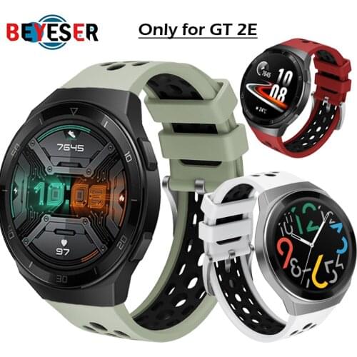 New Sport Silicone Watch Strap For Huawei watch GT 2e original SmartWatch band Replacement GT2e WristBand 22mm Bracelet belt