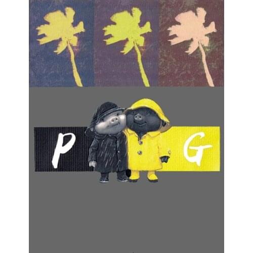 Cute Leave Cartoon Pig Patches Iron on Transfers for Clothing Applique Colors Letter DIY T-shirt Heat Transfers Applique Sticker