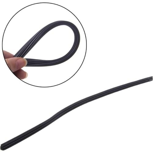 Universal Refill Rubber 8mm Frameless Wiper Blade Replace Black Rubber 18" 22" 24" 26"