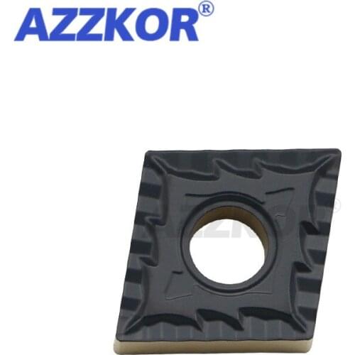 CNMG1204 BQ NT6125 Turning Tools Inserts CNC Center Lathe For A3 Steel 45# Steel Maching AZZKOR Diamond Carbide Blades 10pcs