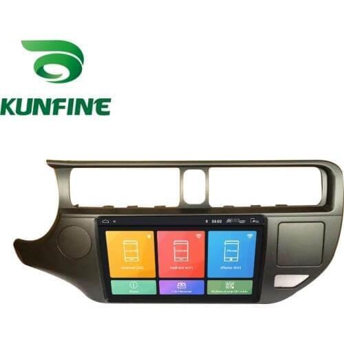 Octa Core Android 10.0 Car DVD GPS Navigation Player Deckless Car Stereo For KIA RIO 2015-2018 Radio Headunit