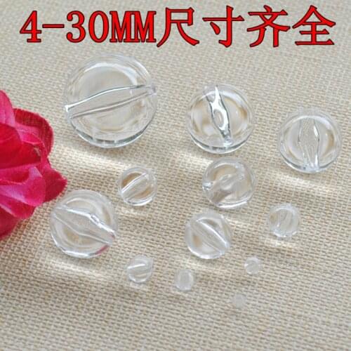 100g/lotClear Transparent Round Crystal Natural Stone Beads DIY Bracelet Necklace Bead Curtain for wedding home party decoration