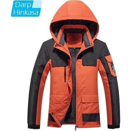 2020 Winter New Thick Men Parkas Jackets Casual Warm Outdoor Parka Coat Men Windproof Waterproof Hooded Men Jackets Plus Size