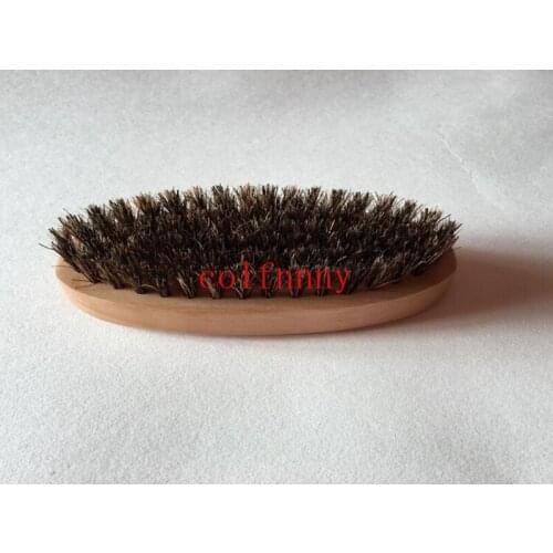500pcs/lot Fast Shipping Wholesale Custom Beard Wooden Brush Wild Boar Bristle Brush