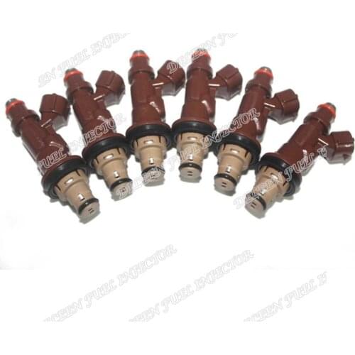6PCS OEM DENSO FUEL INJECTORS T OYOTA TACOMA TUNDRA 4RUNNER 3.4L V6 23250-62040 Free shipping