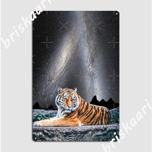 The Great Tiger Metal Sign Decoration Cinema Kitchen Pub Garage Plaques Tin Sign Posters