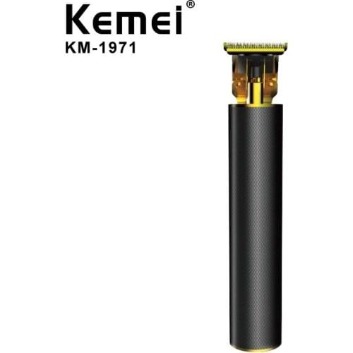 Kemei KM-1971 Oil Head Engraving Electric Rechargeable Shaver Hair Salon Clippers Unique Portable Mens Hair Cutting Machine