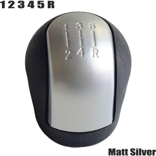 Chrome ABS 5/6 Speed Car Gear Shift Knob Chrome For Vauxhall Opel Vectra C B Corsa Astra Combo 2002 2003 2004 2005