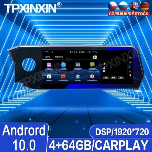 Android 10.0 4G+64GB For Lexus ES 350 2018 2019 Car Stereo Radio Tape Recorder DSP Multimedia Player GPS Navigation HD Screen