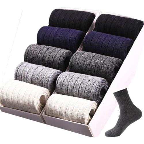Mens Combed Cotton Breathable Business Socks Plain Striped Casual Dress Socks For Men 10pairs/lot size:39-44 Sox Shoes Seasons
