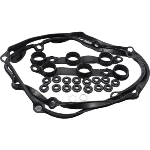 Plastic Valve Cover Gasket Set for BMW E46 E39 E38 E36 E53 11129070990 11361440142 11361438448 Repair Replacement Parts